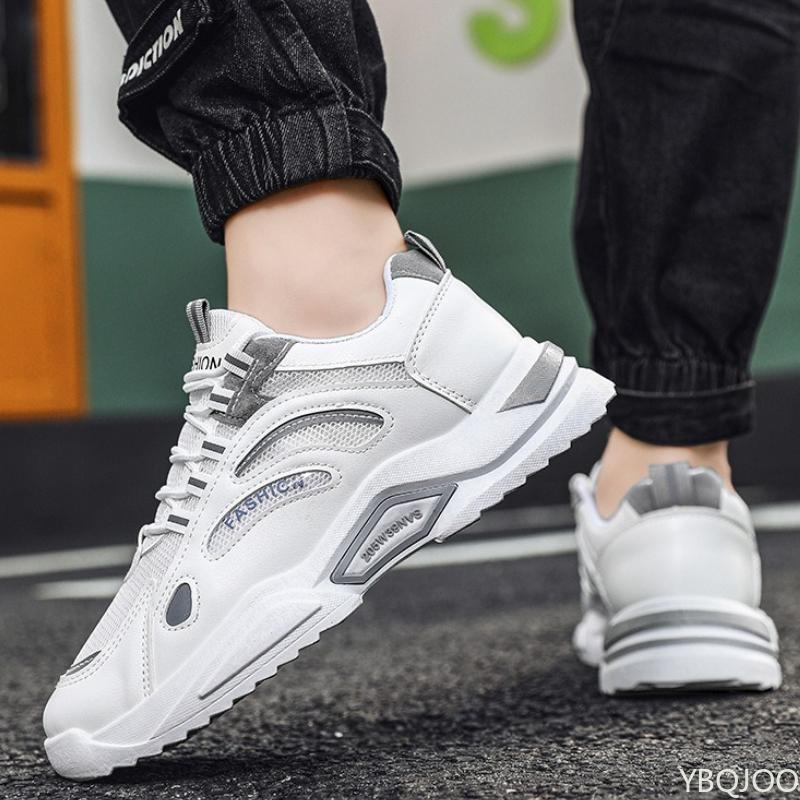 Summer lightweight breathable sports shoes fashionable versatile mesh running shoes casual comfortable trendy men's sneakers