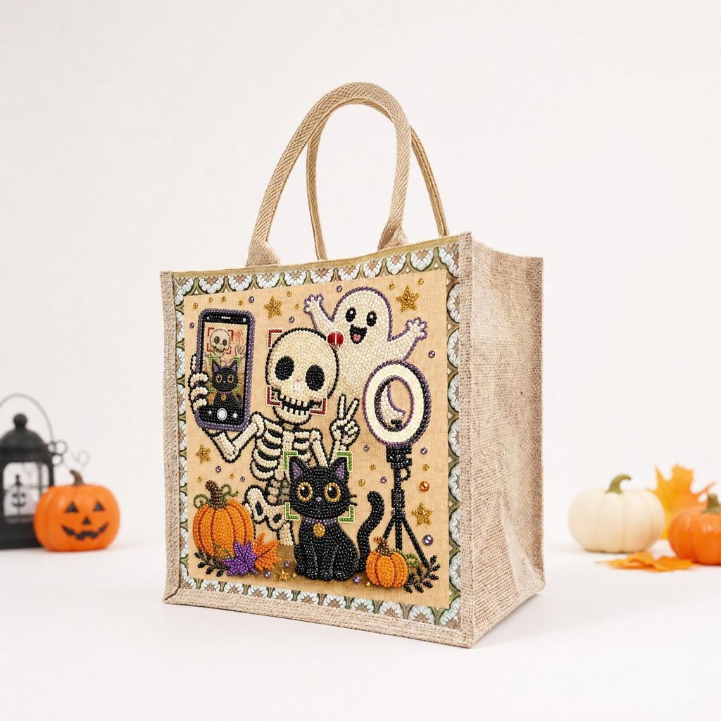5D Bag, DIY Handbag for Halloween Candy, Gift, Halloween Decoration