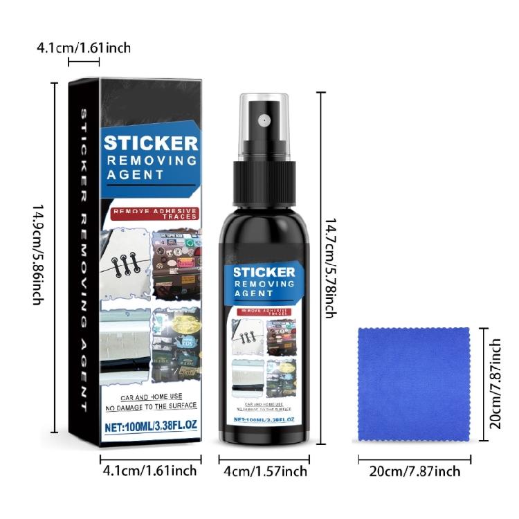 Adhesive Glues Remover Sticky Residues Remover Sprayer Auto Sticker Car Glass Label Cleaner Adhesive Sprayer