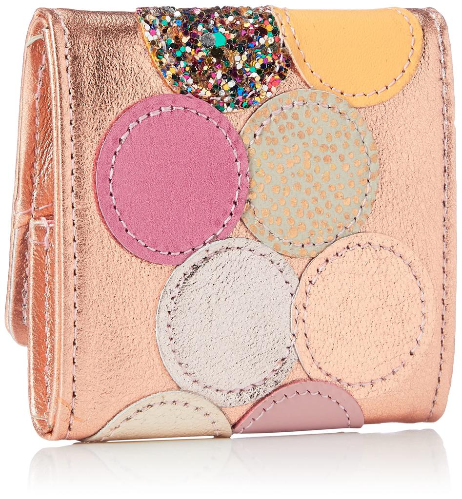 Tsumori Chisato New Multi-Dot Mini Wallet Coin Case Pink
