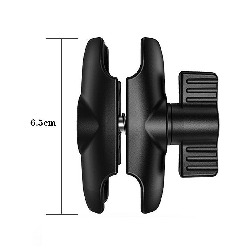Motorcycle Bike Panoramic Monopod Handlebar Double Clip Bracket for Insta360 One X2 GoPro 11 10 9 Selfie Stick Camera Accessory
