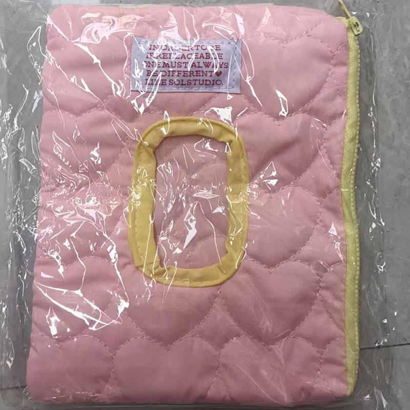 

Водонепроницаемая сумка для салфеток в корейском стиле макаронных цветов - милый подвесной держатель для влажных салфеток для детской коляски 21*17CM