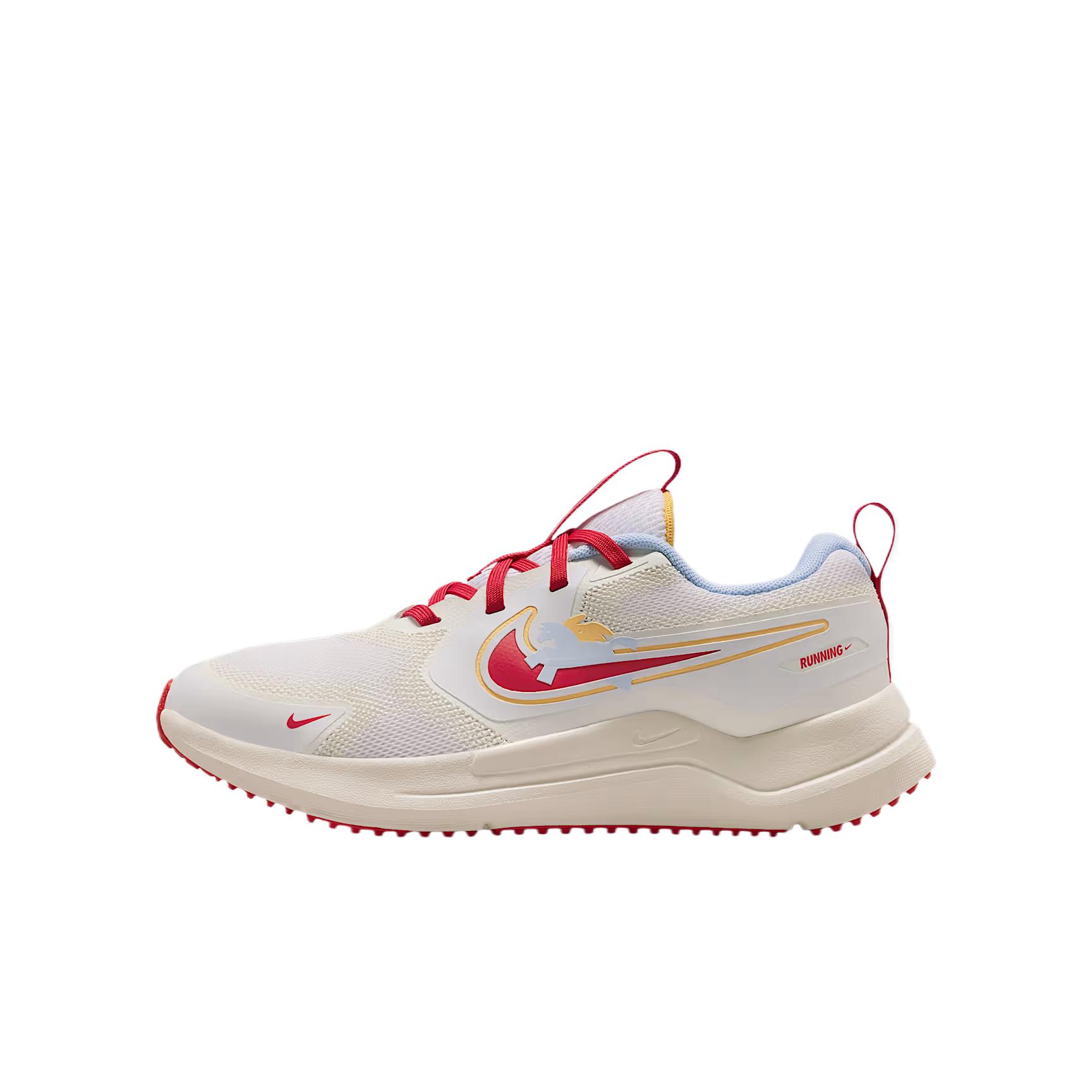 Nike Cosmic Runner GS Chinese New Year Kids Sneakers Tan White University-Red-Sail IQ1140161 36