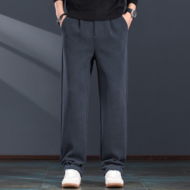 Jie Leinuo Men s Straight-Leg Loose Casual Sweatpants 2XL (166-180 lbs)