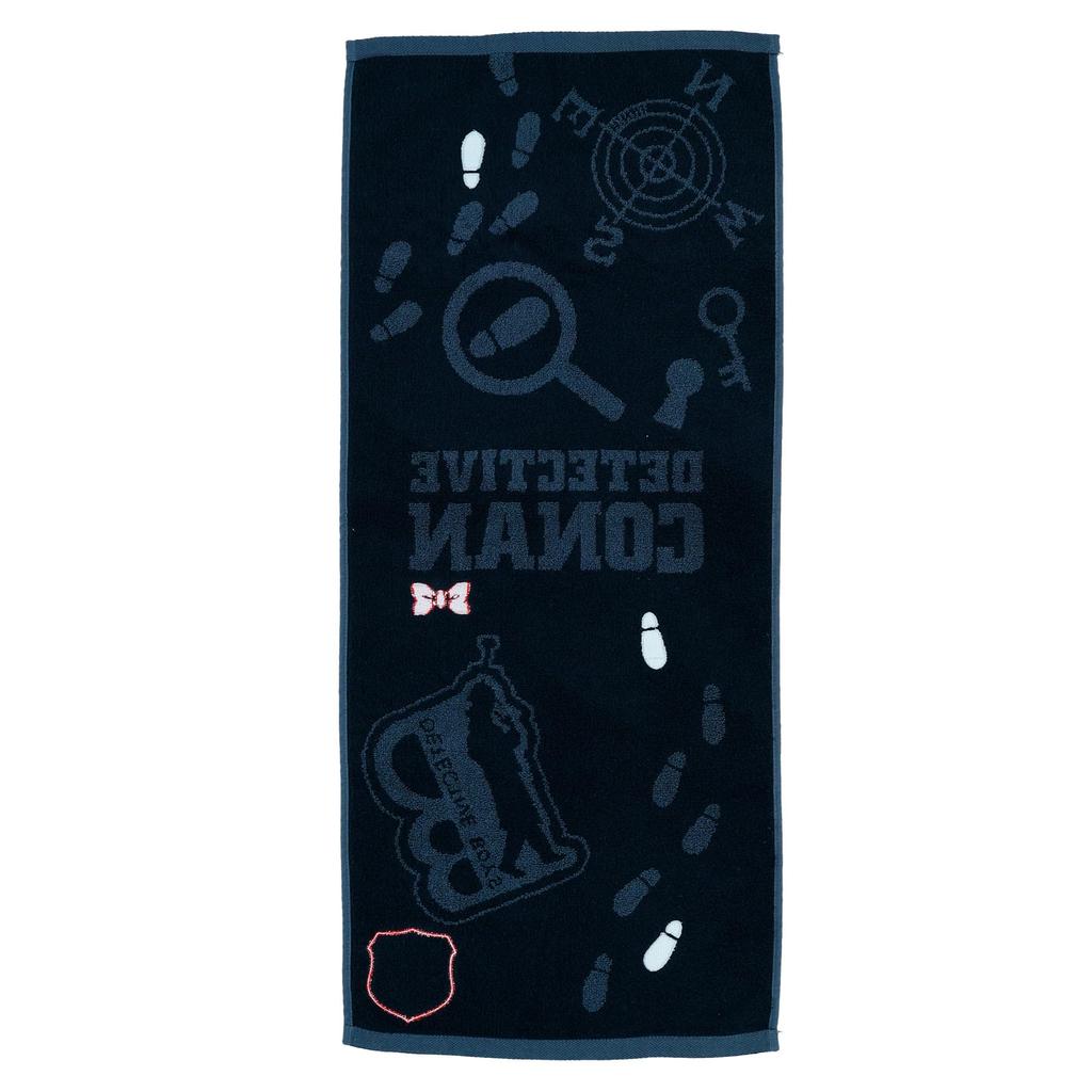 Marushin Face Detective Conan Truth Antibacterial and Perfect as a 4855012400 Towel, Road, 100% Cotton, Deodorizing, Gift,