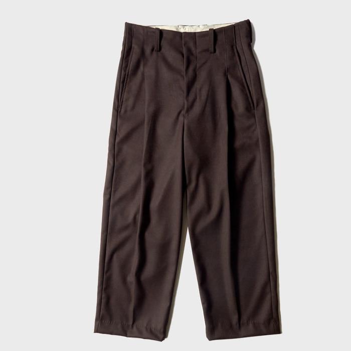 EASE Pleated Pants_Brown