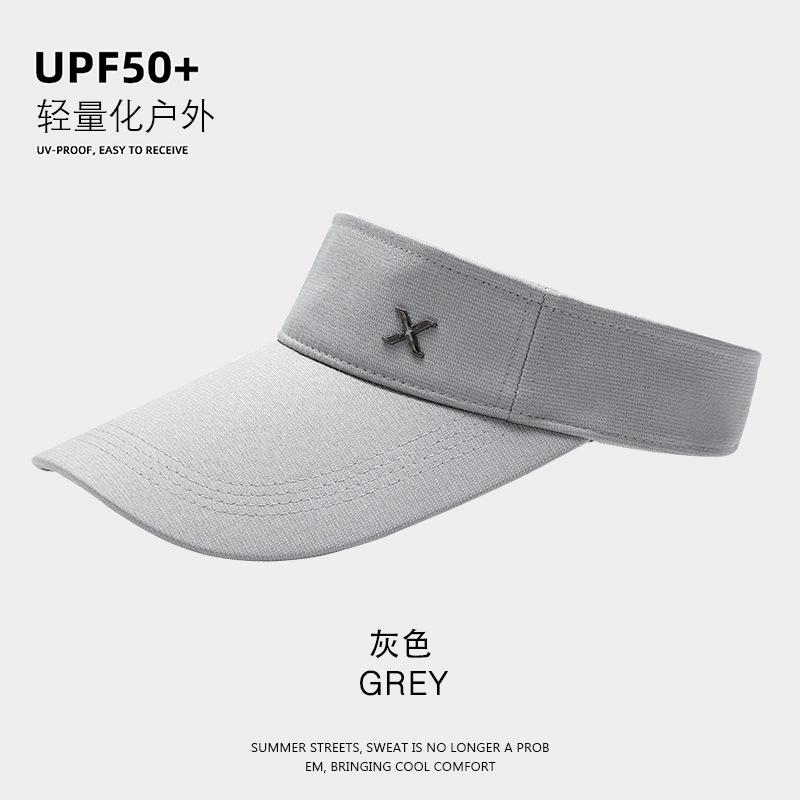 Summer outdoor sunscreen cap sports marathon professional quick-drying running cap big brim sunscreen breathable versatile empty top hat