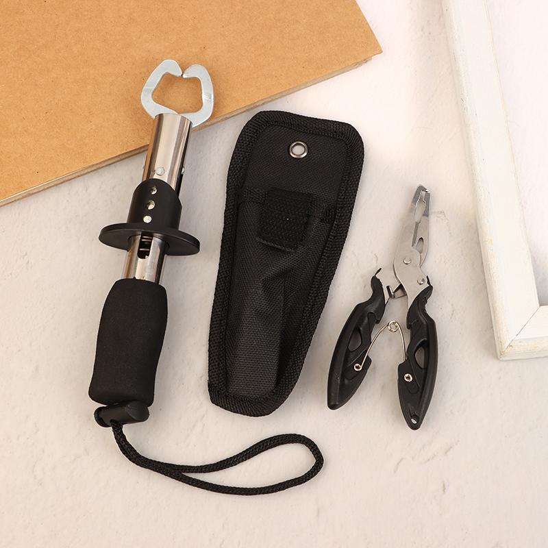 Paslanmaz Çelik Yem Pensesi Balık Kancası Çıkarıcı Balık Kontrol Seti Spin/At Çek Balık Dudak Tutucu Balıkçılık Ekipmanı