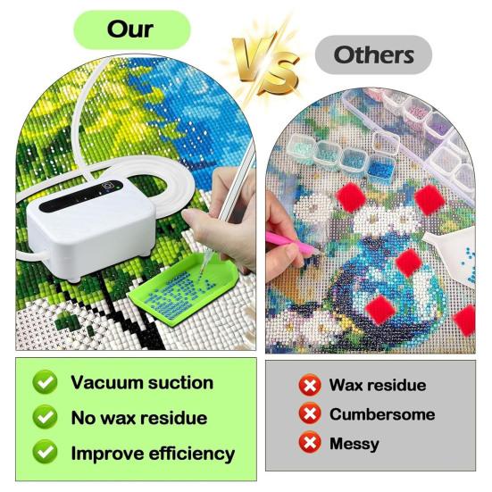 Rhinestone Art Painting Pen Kit for Adults Vacuum Rhinestone Painting Pen No Wax Needed E-Painter Rhinestone Art Tool