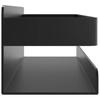 Duschregal Mattschwarz 23 x 6,5 x 6 cm Gebürsteter Edelstahl 304