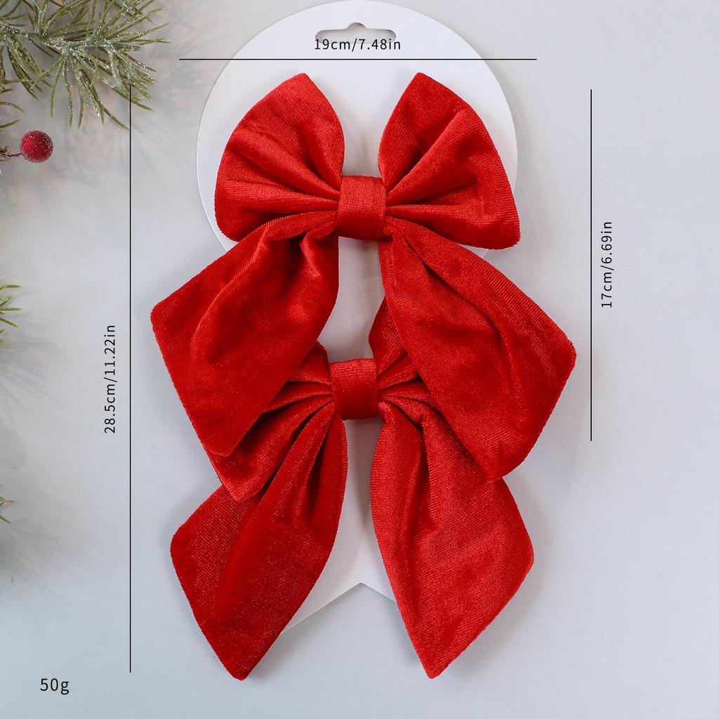 Julklapp i sammet med rosett och glitter för julgransdekorationer