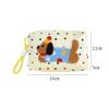 1pcs Cute Puppy Grooming Bag Large Capacity Portable for Outdoor Travel Hand-held Makeup Storage Bag for Women
