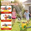Water Sprinkler Baseball Toy Snail for Kids 3–12, 2 In 1 Outdoor Dual Sprayer Hitting Game with 360° Adjustable Spray, 80–120cm Water Jet