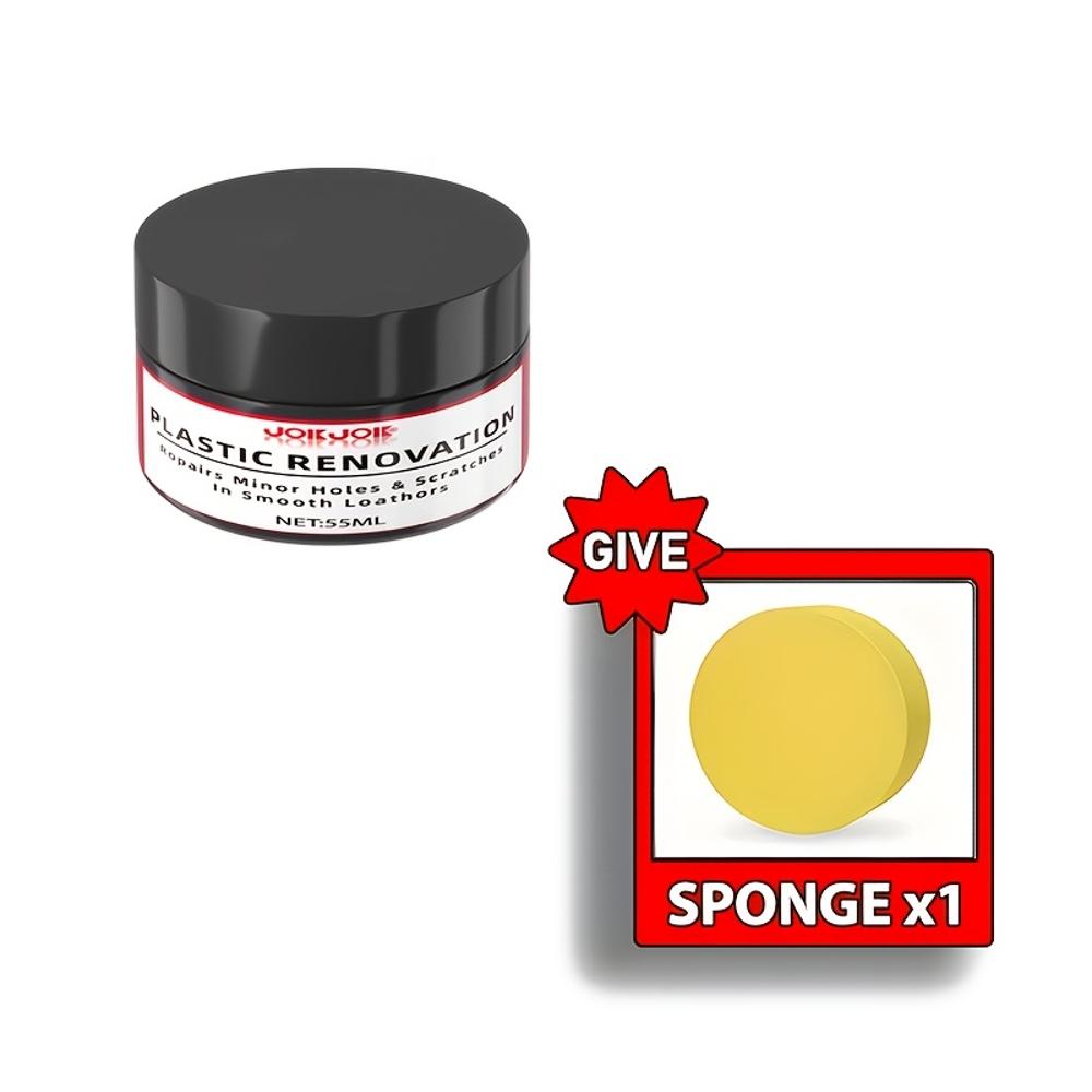 JOKJOK Car Interior Plastic Part Refurbishing Wax - Plastic Part Renewal, Interior Bright Wax, Tire Protection, Prevents Aging,