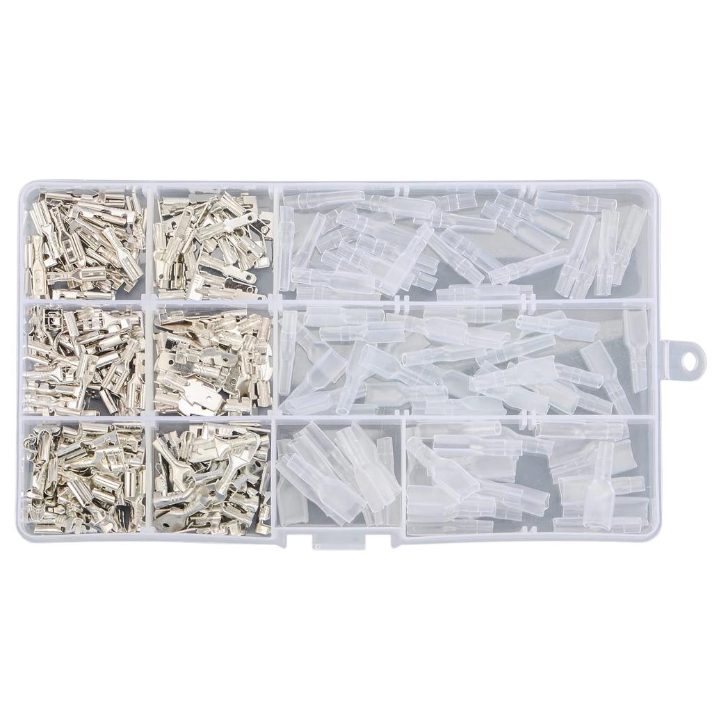 IWISS Flat Terminal Male and 270 Pieces In Open Parallel Crimping 270KIT Sleeves, Female, Total, Terminals, General-Purpose Pliers, IWS-1424A +
