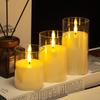 Acrylic Bullet-Shaped Remote-Controlled Flameless Candle Lamp