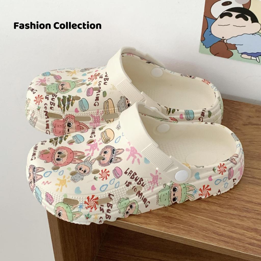 2025 Women's High Heel Summer Sandals: Closed Toe, Thick Soles, Cute Style for Outdoor & Home Wear