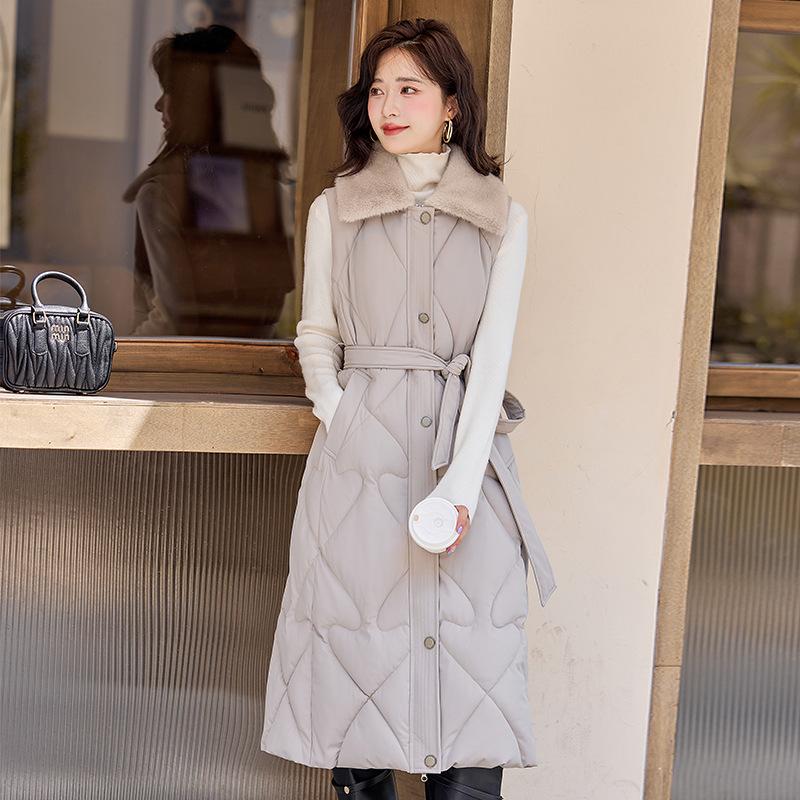 

Новая женская легкая куртка без рукавов с капюшоном высокого качества однотонная утолщенная теплая спортивная и повседневная свободная длинная хлопковая куртка 3XL