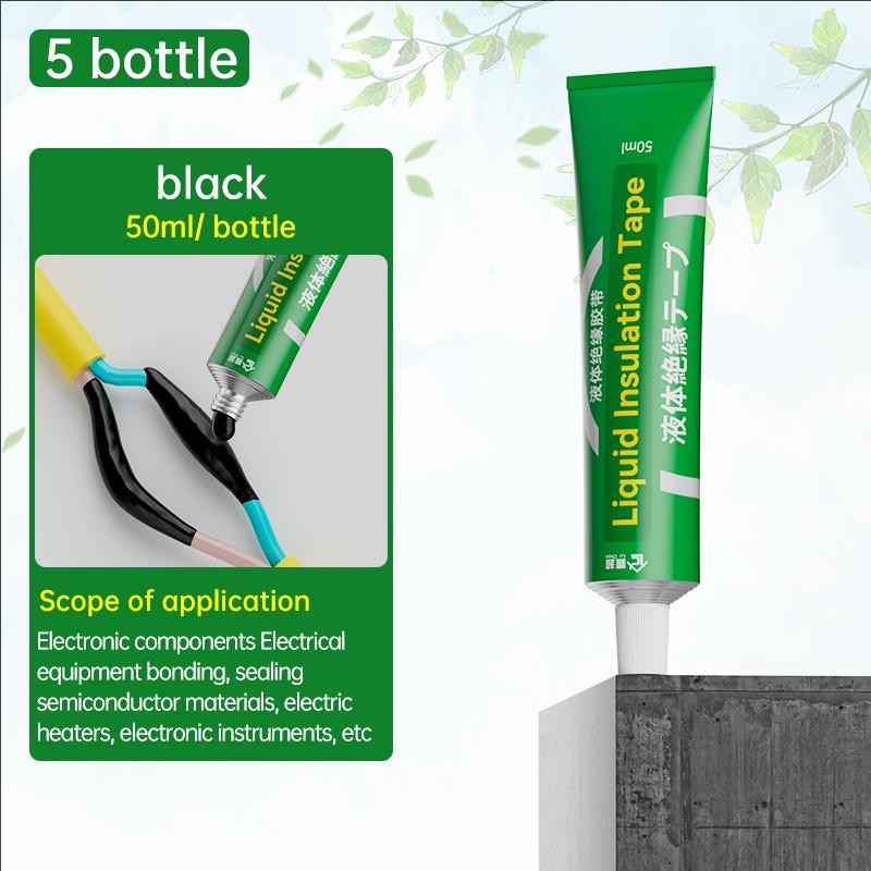 50ml Household Rubber Insulation Adhesive Toothpaste-Style Insulation Glue for Wires & Cables Coating & Fixing Adhesive