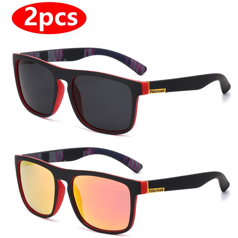 2pcs/3pc Cycling Sports Sunglasses Men Women Outdoor Cycling Sun Glasses Men Fishing Sunglasses Unisex UV400