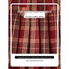 Korean Style Wool Plaid Pleated Mini Skirt for Women - High Waist A-line Slimming Design