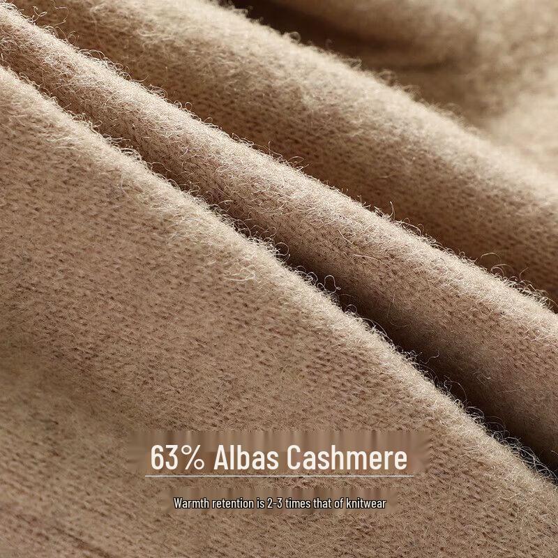 Women's Warm Wool Gloves with Rabbit Fur Cuffs