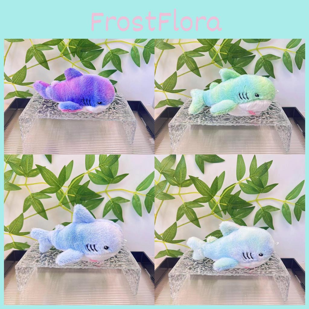 Entzückendes Regenbogenhai Plüschtier Niedliches Stofftier Schlüsselanhänger Taschenanhänger für Kinder