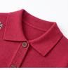 Women's Elderly Floral Knit Cardigan