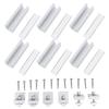 Solar Panel Mounting Bracket Kits Aluminum Alloy Flat Roof Solar Panel Mounting Brackets End Clamps