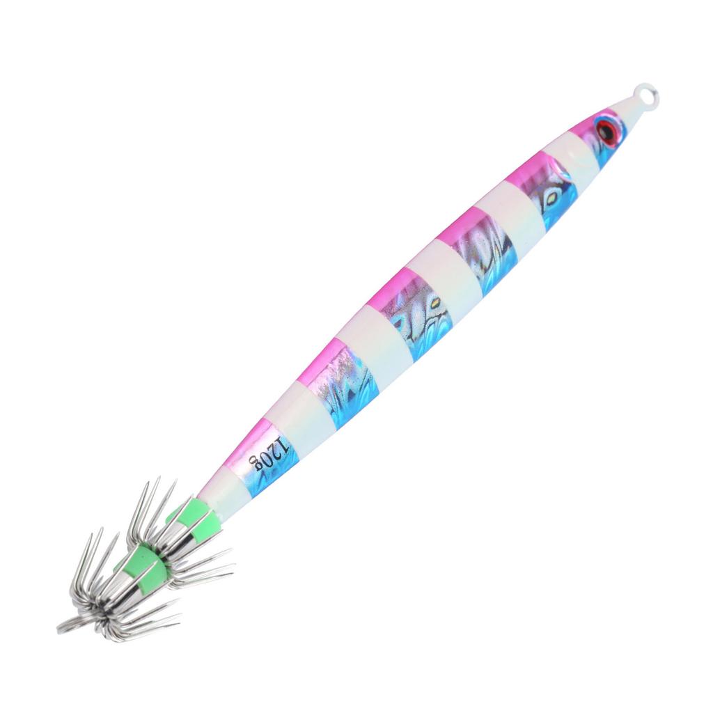 Artificial Baits Fishing Metal Lure Luminous Squid Jigs Lifelike Swimbait with Hook