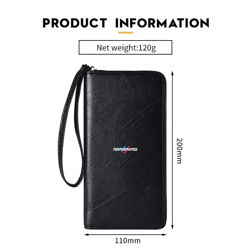 BAGC4 Car Sticker Hot For BMW For BMW PU Car Driver License Fashion Credit ID Card Holder Wallet G30 G20 M3 M5 E91 E92 E93 E36 E70 X3