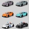 1:32 911 Dakar Legierung Sportwagen Modell Diecast Spielzeug Ornament Türen geöffnet Sound Licht Rückzug Miniaturmodelle Kleinkind Kinder Geschenk