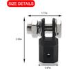 Scissor Jack Adapter for 1/2 Inch Impact Wrench or 13/16 Inch Lug Wrench, Ratchet or Standard Drive Sockets, Sturdy Power Drill Socket Jack Connector