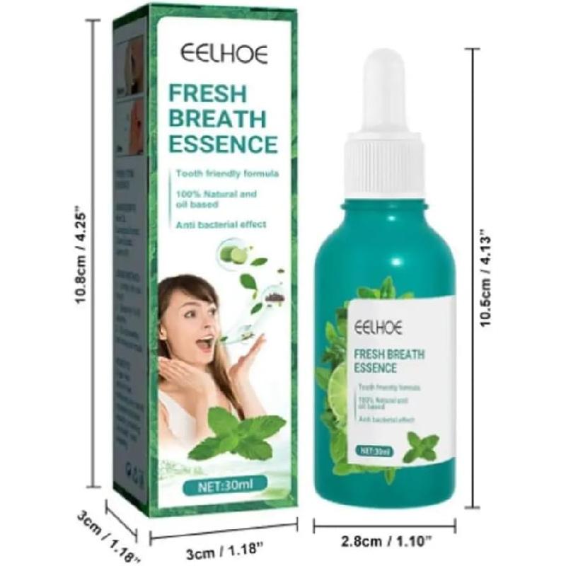 Generic Fresh Breath Essence, 1 Fl Oz, 30 ml (Pack of 1), Teal Blue…