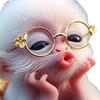 Car Pendant Cartoon Pouting Monkey Charm Acrylic Pendant Lightweight 2D Backpack Auto Accessory Car Decoration