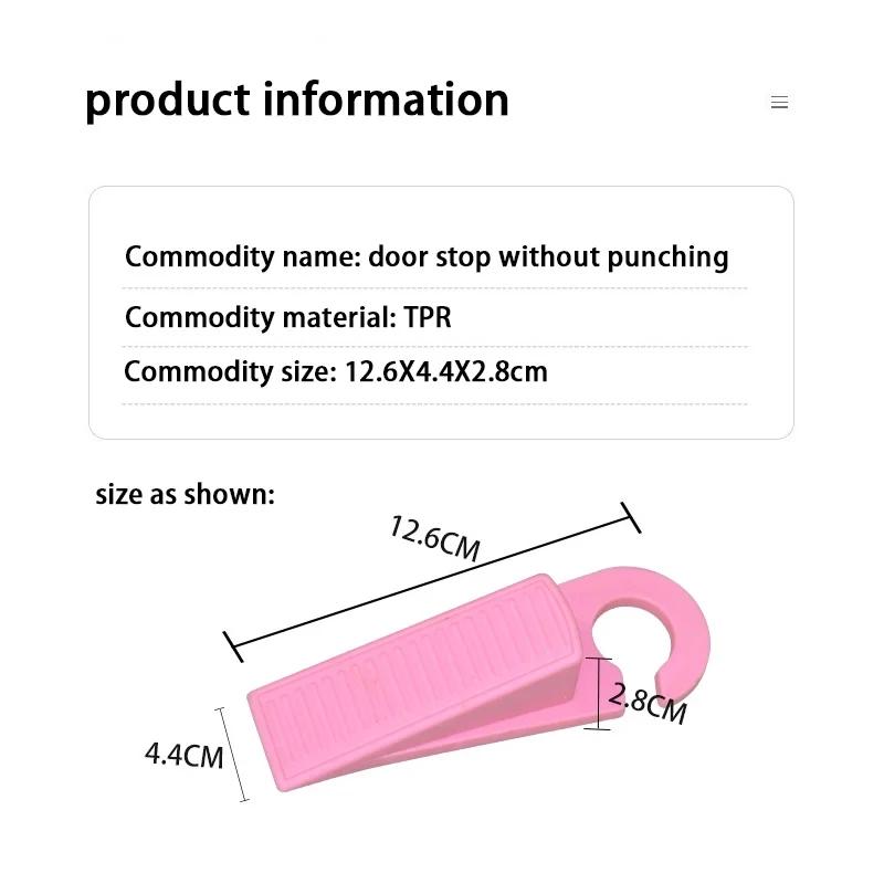 Door Stopper Floor Slanted Wedge Floor Stackable Stops Indoor Door Stopper Duty Rubber Floor Stop Prevents Doors From Closing