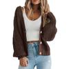 Women's Chunky Knit Cardigan Sweaters Trendy Casual Long Sleeve Open Front Button Down Knitted Outerwear Coats