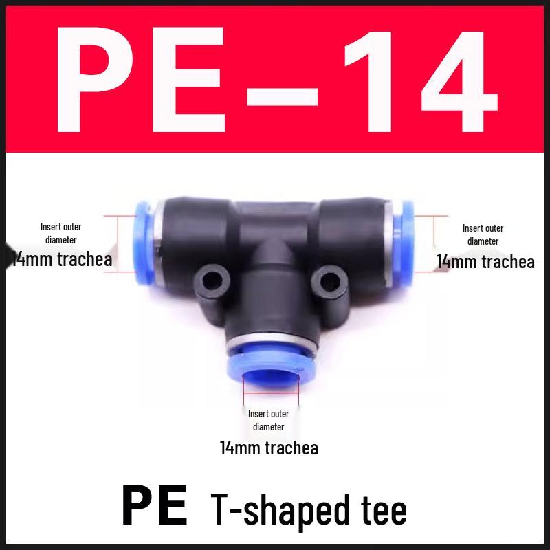 Fitinguri pneumatice cu conectare rapidă: Tub PU Aer Drept, PV Tip L, PE Tip T, PY Tip Y