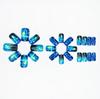 Van Gogh Series: Medium-Length Blue Night Sky False Nails (24 Pieces)