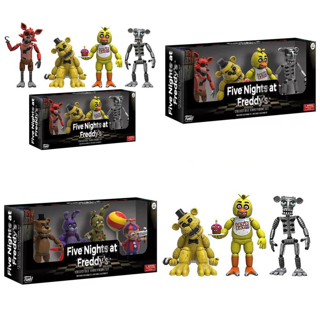 Figurines d'action de collection Five Nights At Freddy's 4 cm Présentant des Designs Uniques Faits à la Main