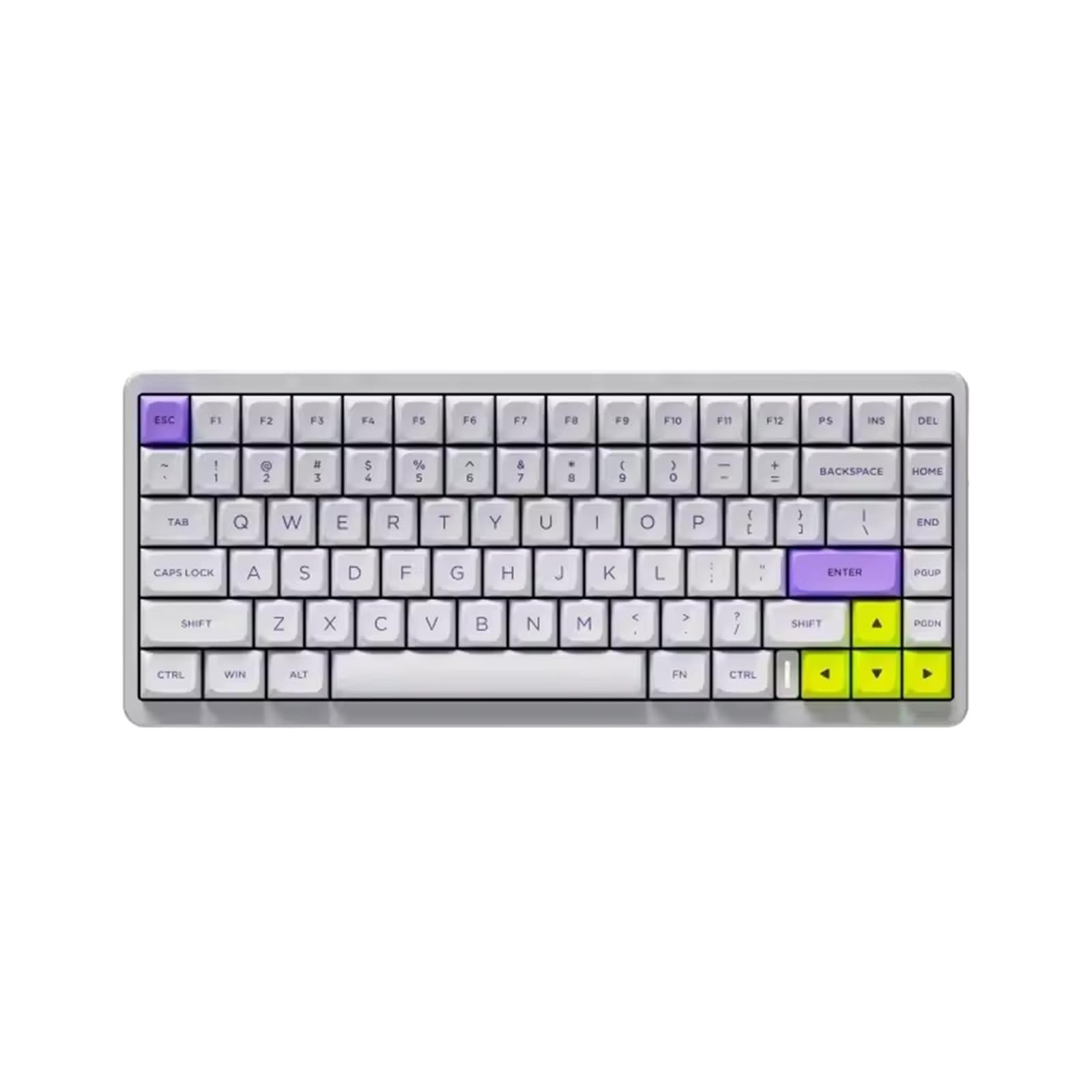 

AESCO A83 White Rapid Trigger Keyboard with 8000Hz Polling Wired and Wireless Compatible Rate,