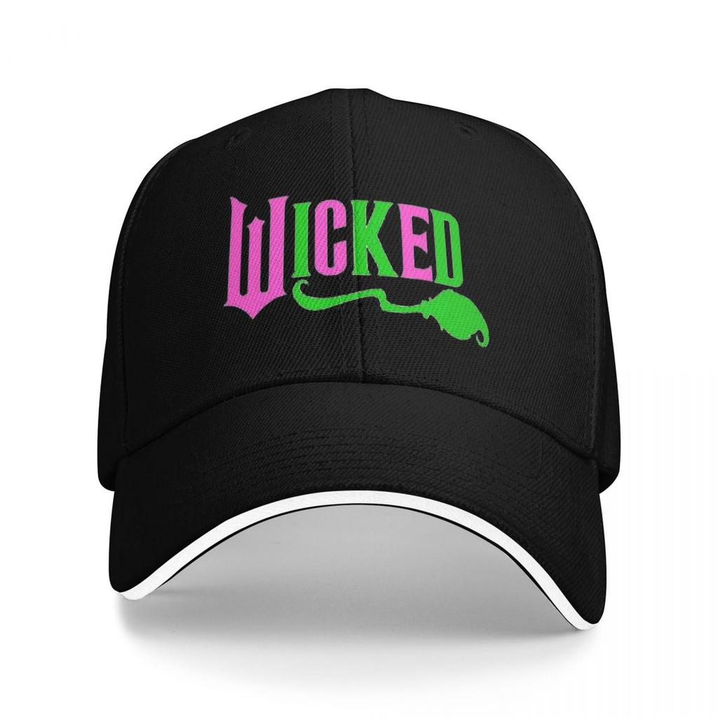 Wicked Glinda And Elphaba Logo Baseball Caps Snapback Baseball Hats Breathable Casual Casquette Outdoor for Men And Women