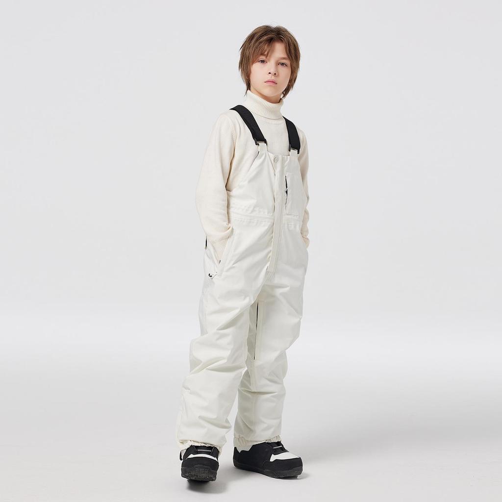 Kids' Winter Ski & Snowboard Bib Pants - Warm, Thick, and Snowproof