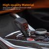 Real Carbon Fiber Gear Shift Knob Cover for BMW M2 G87 M3 G80 M4 G82 G83 X3M F97 X4M F98 X5M F95 X6M F96 M8 F91 F92 F93 2021-2025