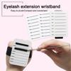 New Grafted Eyelash Show Board Hand Plate Lash Holder Eyelash Extension Pallet with Adjustable Wrist Strap JJMGJ05