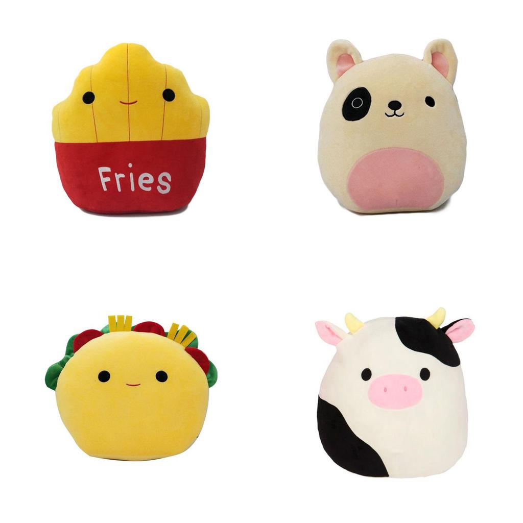Adorable Squishmallow Hamburger Plush Soft Doll Perfect For Stress Relief And Comfort