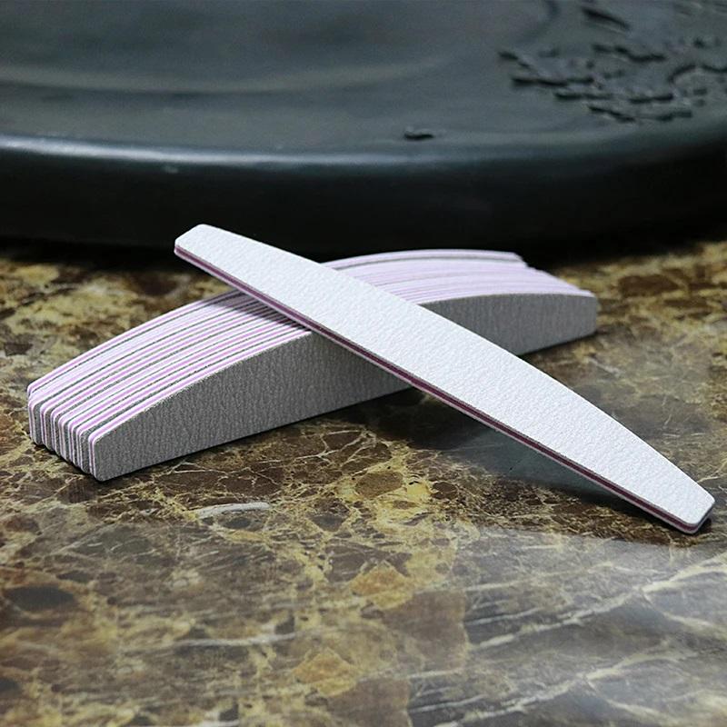5/10Pcs Nail File Mix Color 100/180 Grit Professional Sandpaper Cuticle Remover Buffer Files Manicure Tool Set
