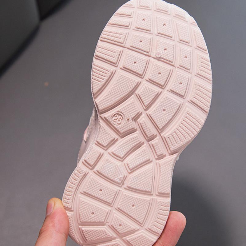 Модные удобные дышащие кроссовки для девочек 37 — фото 7