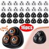 Self Adhesive Caster Mini Swivel Wheels Universal Stainless Steel Wheel 360° Rotation Pulley for Furniture Trash Can Bins