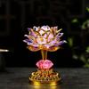 220V Buddhist Lamp LED Night Light Buddha Music Machine Lotus Flower Lamp  Temple